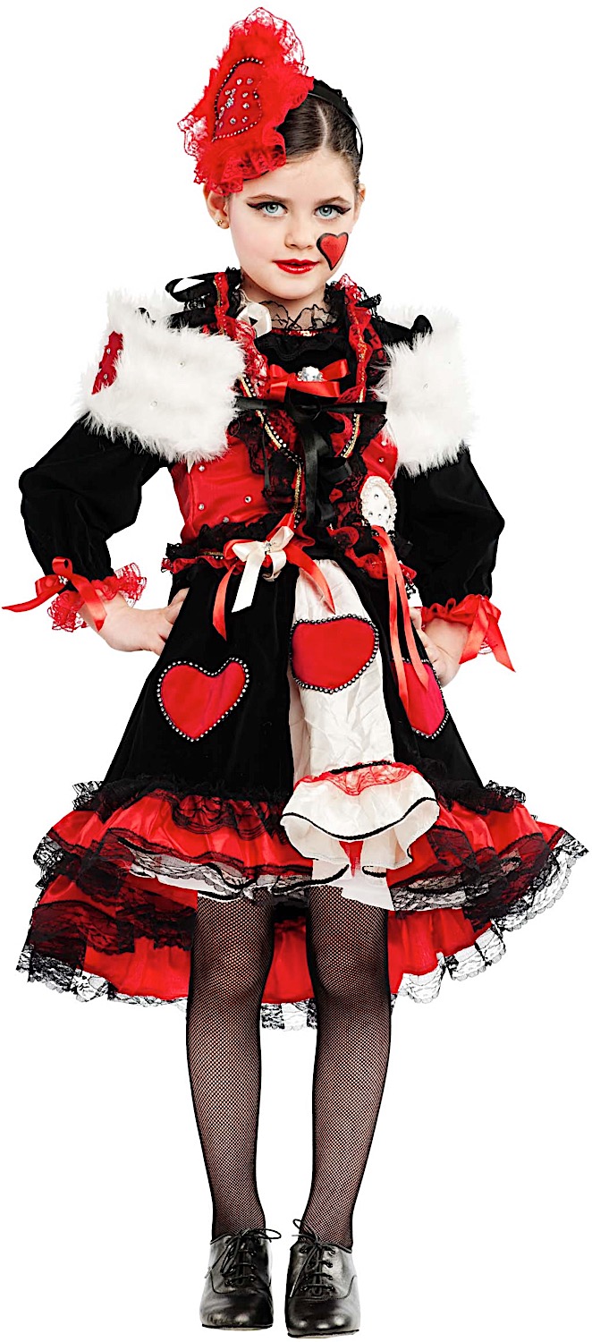 Costume carnevale - REGINA DI CUORI LUSSO BABY